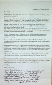 The letter written by  Maya `s-Gravesande.