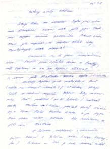 The letter written by Hanna Repova.